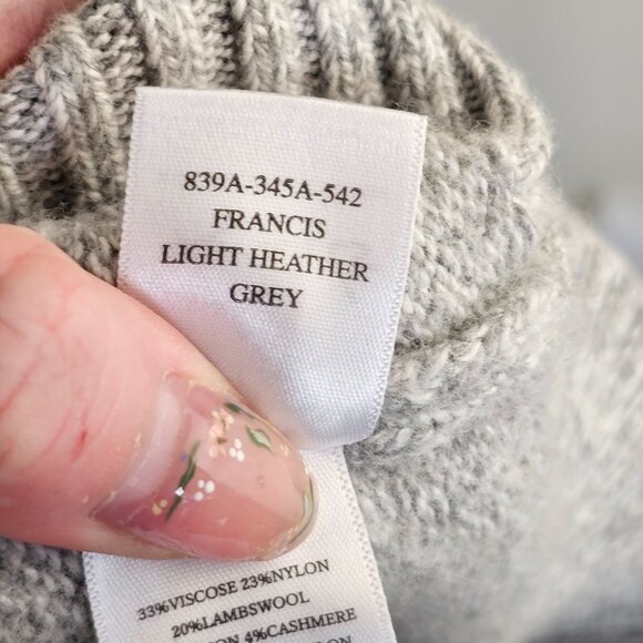 Rails Light Grey Ruffle Frill Sweater Sz S - Picture 8 of 11